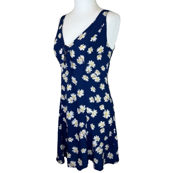 Privacy Please - Women’s 90s Y2K Retro Daisy Mini Dress - Navy Blue, Medium - Picture 6 of 17